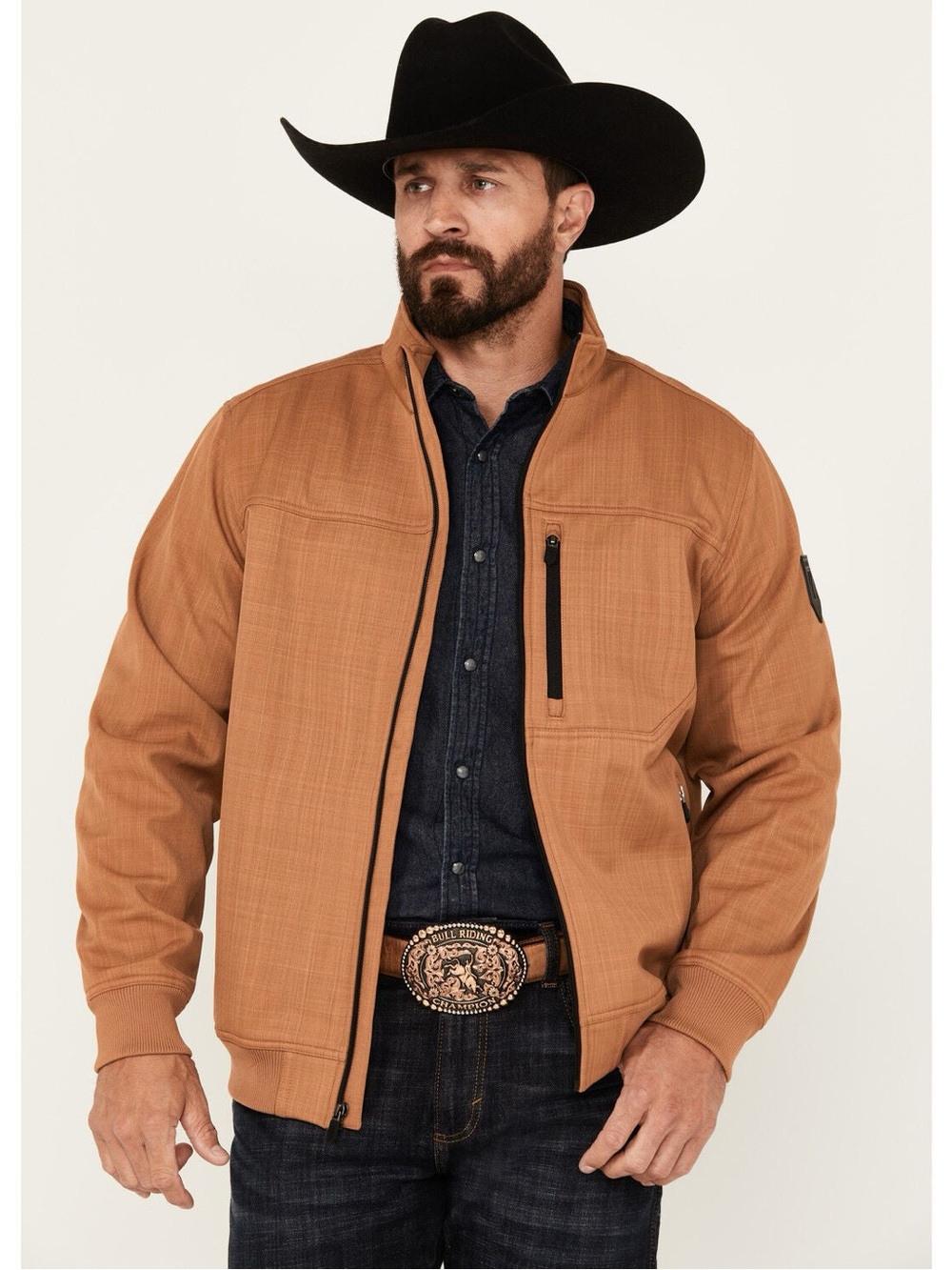 RANK 45 Men's Coolville Bomber Softshell Jacket